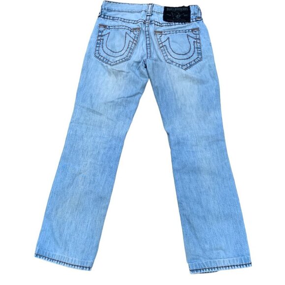 Vintage True Religion Jeans Size 32 BOBBY SUPER T Blue - Picture 4 of 9